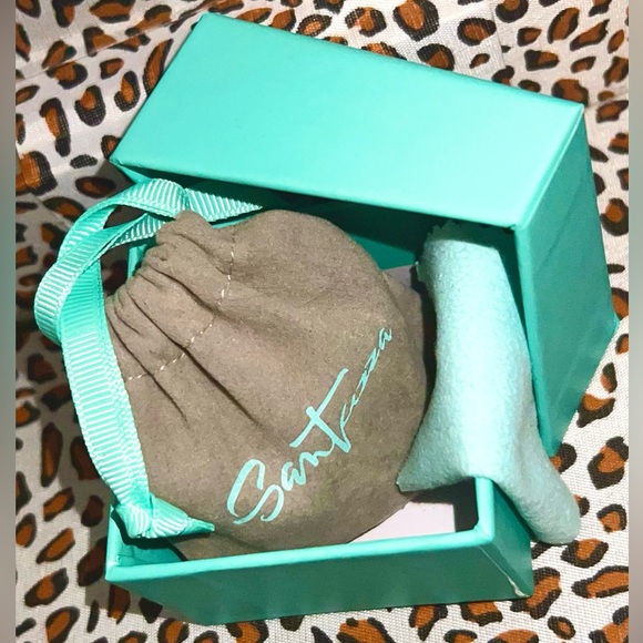 Green Spinel and White Zircon Sterling Silver Earrings - Picture 2 of 4